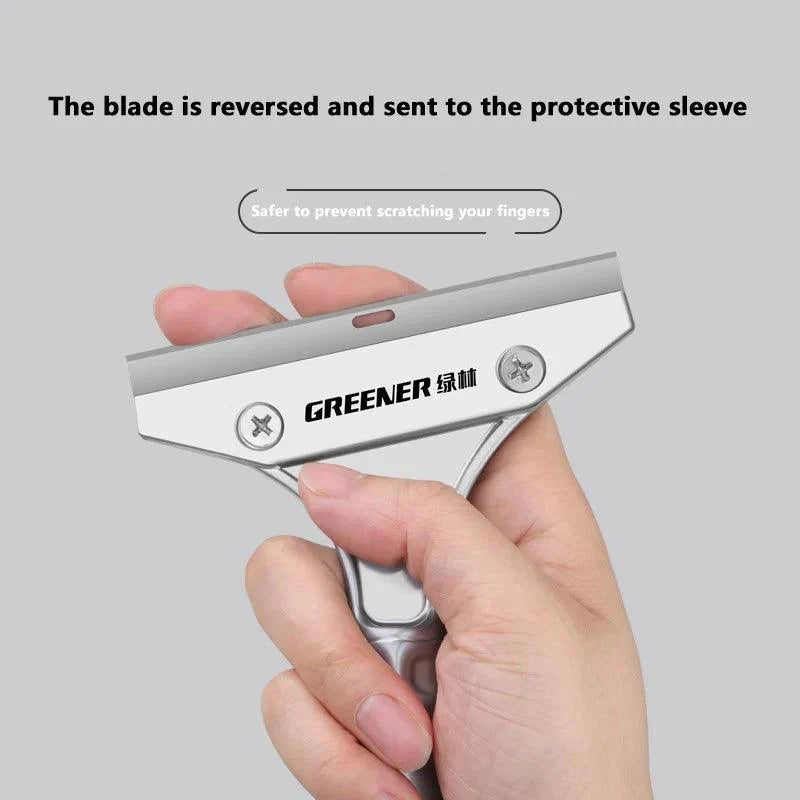 Lisslune | Aluminum Alloy Ultimate Glass Adhesive Remover Set: Complete Cleaning Tool Set