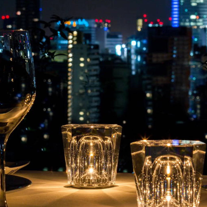 Lisslune | Luxe Rechargeable Diamond Crystal Table Lamp - Lumière Diamond