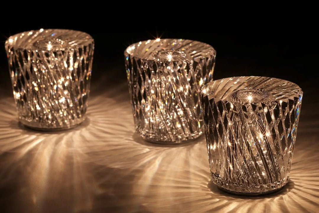 Lisslune | Luxe Rechargeable Diamond Crystal Table Lamp - Lumière Diamond