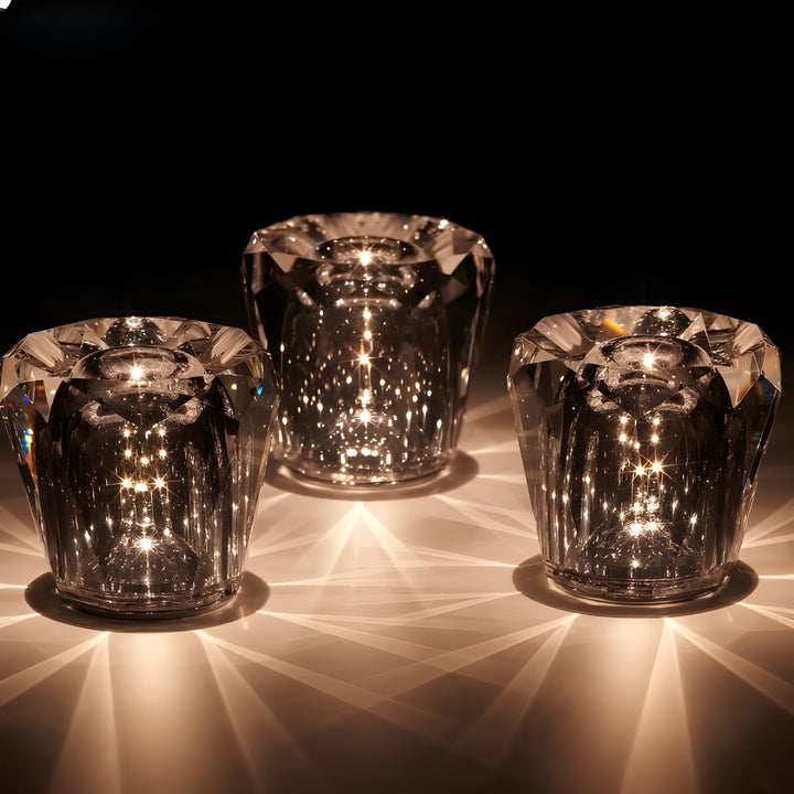Lisslune | Luxe Rechargeable Diamond Crystal Table Lamp - Lumière Diamond