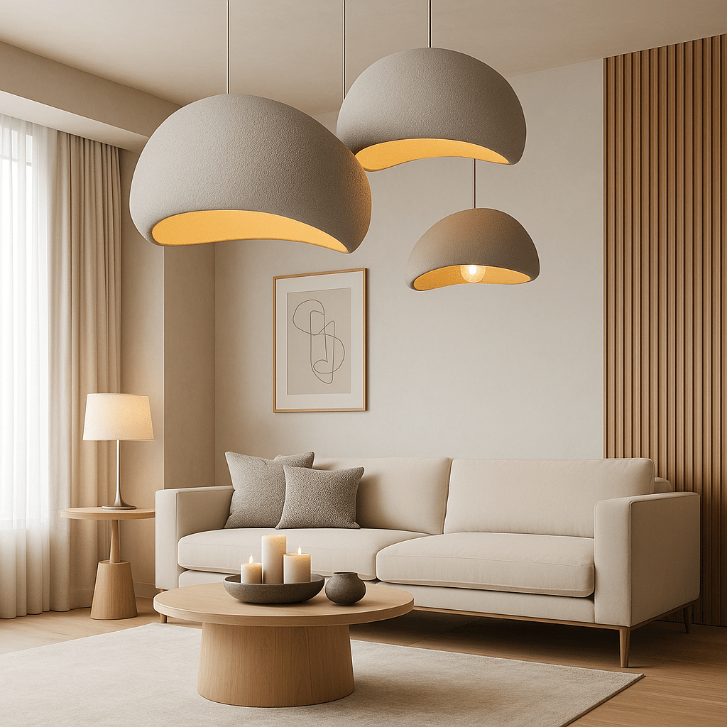 Lisslune | AMBRA SHINE – Elegant Pendant Light with Dimmable Warm Glow