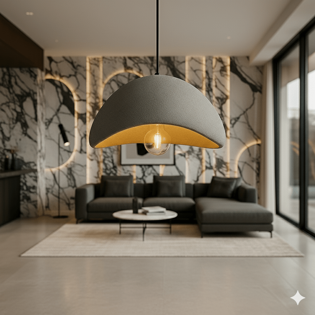 Lisslune | AMBRA SHINE – Elegant Pendant Light with Dimmable Warm Glow
