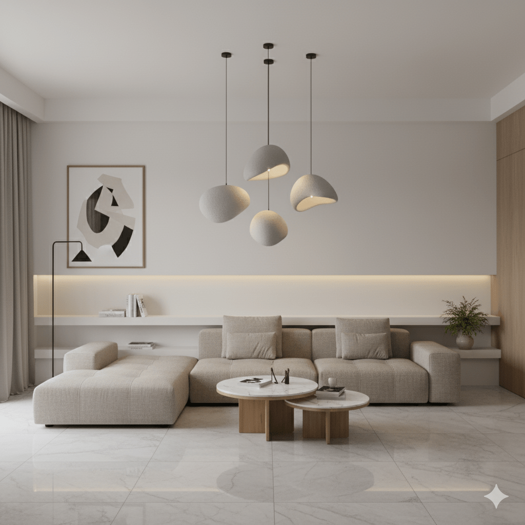 Lisslune | AMBRA SHINE – Elegant Pendant Light with Dimmable Warm Glow