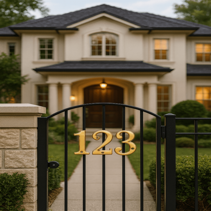 Lisslune | AnchorDigits – Durable Numbers with Classic Design