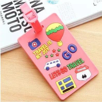 Lisslune | Customizable Cartoon Animals Luggage Tags: Fun Travel Identification Solution