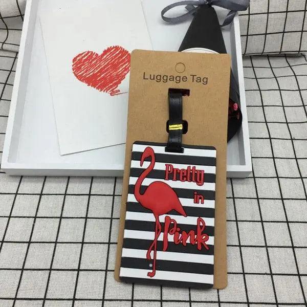 Lisslune | Customizable Cartoon Animals Luggage Tags: Fun Travel Identification Solution