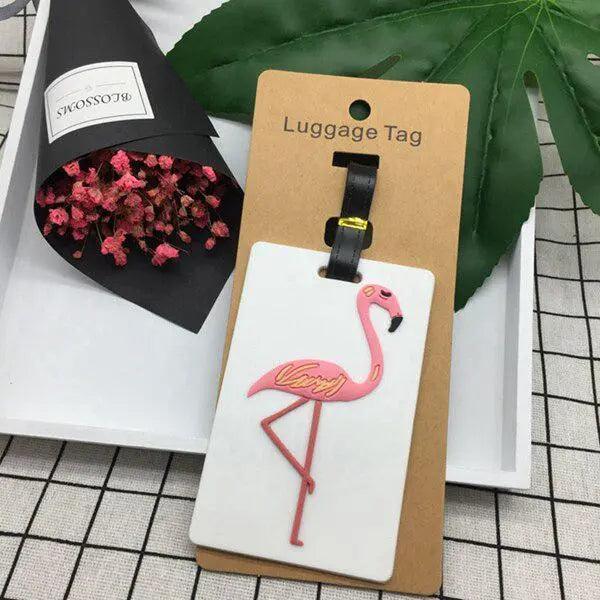 Lisslune | Customizable Cartoon Animals Luggage Tags: Fun Travel Identification Solution