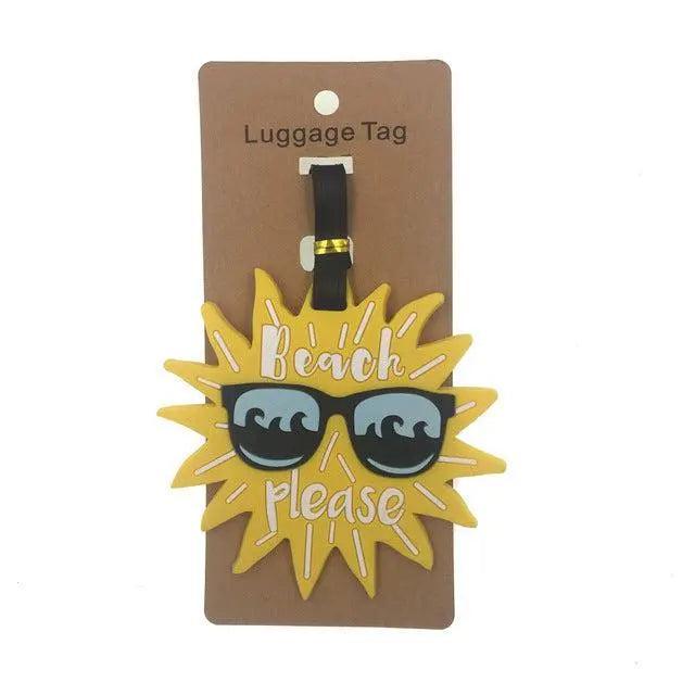 Lisslune | Customizable Cartoon Animals Luggage Tags: Fun Travel Identification Solution