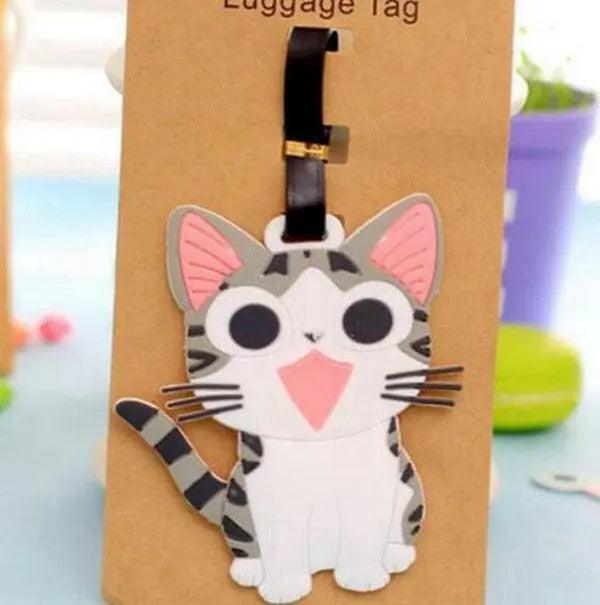 Lisslune | Customizable Cartoon Animals Luggage Tags: Fun Travel Identification Solution