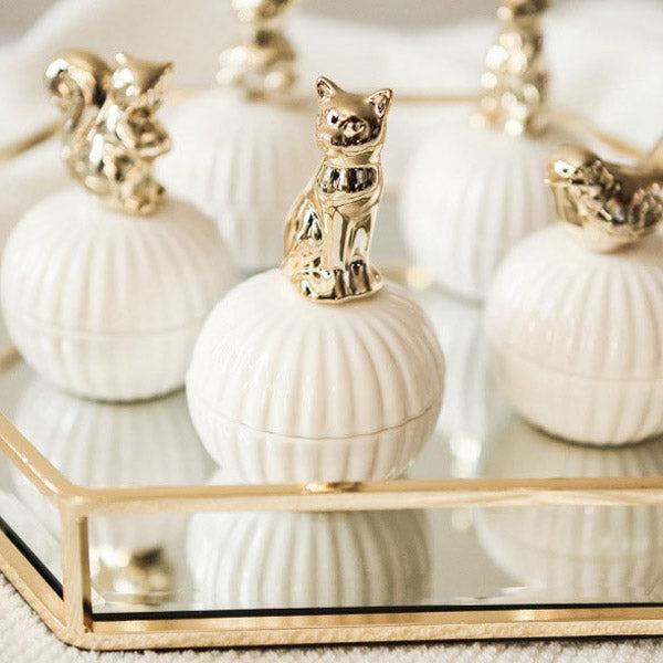 Rynx Elegance Animal Figurine Handle Jewelry Storage Box