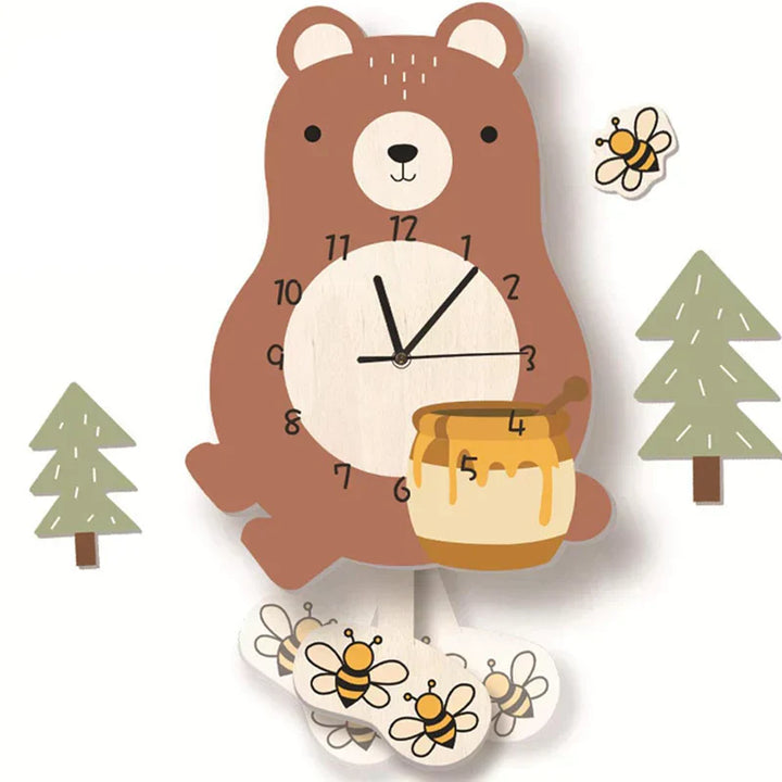 Lisslune | ZooClock - Kids' Pendulum Timepiece