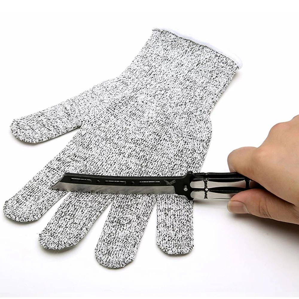 Lisslune | Anti-Cut Gloves 5 Degree Safety Cut Resistant Puncture Resistant Stainless Steel