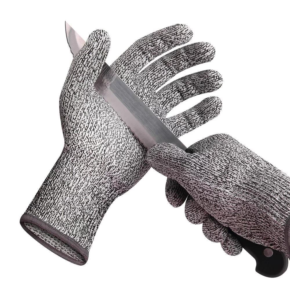 Lisslune | Anti-Cut Gloves 5 Degree Safety Cut Resistant Puncture Resistant Stainless Steel