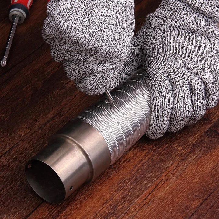 Lisslune | Anti-Cut Gloves 5 Degree Safety Cut Resistant Puncture Resistant Stainless Steel