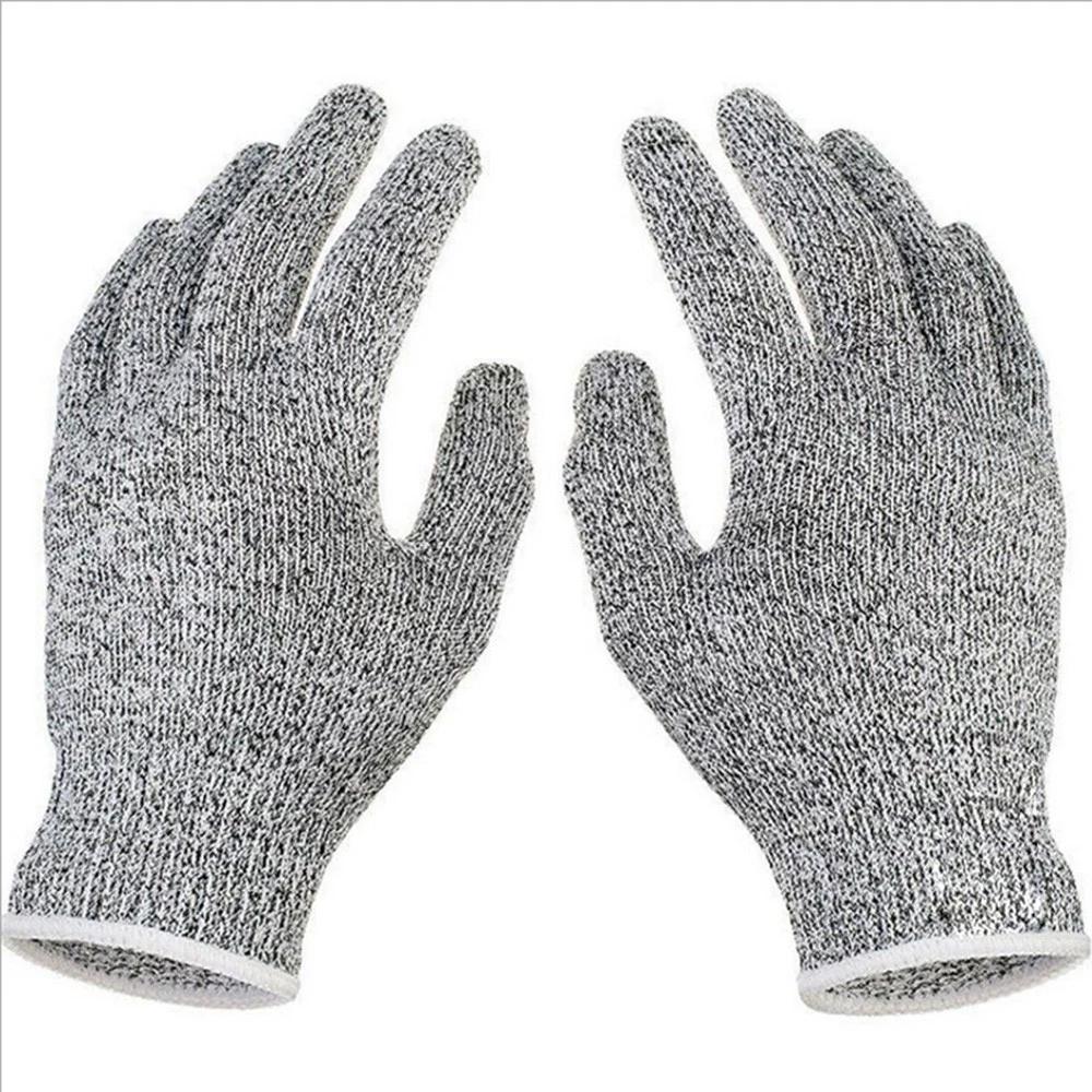 Lisslune | Anti-Cut Gloves 5 Degree Safety Cut Resistant Puncture Resistant Stainless Steel