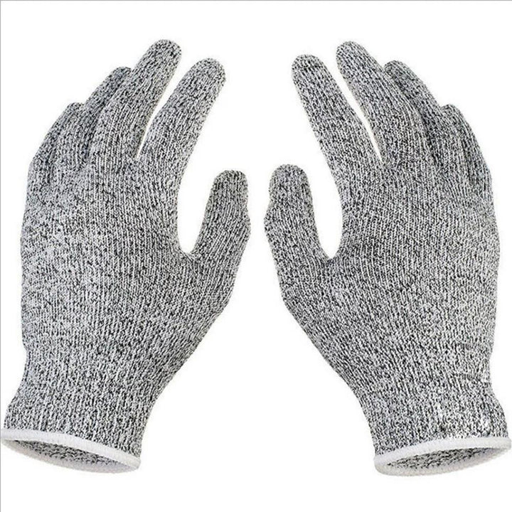Lisslune | Anti-Cut Gloves 5 Degree Safety Cut Resistant Puncture Resistant Stainless Steel