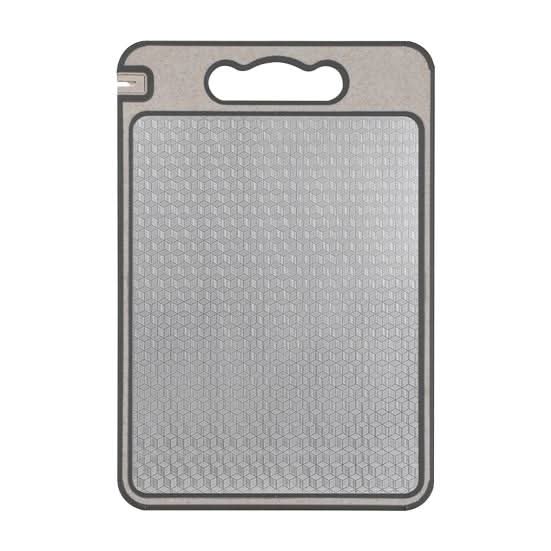 Lisslune | Dual-Sided Stainless Steel Cutting Board with Knife Sharpener