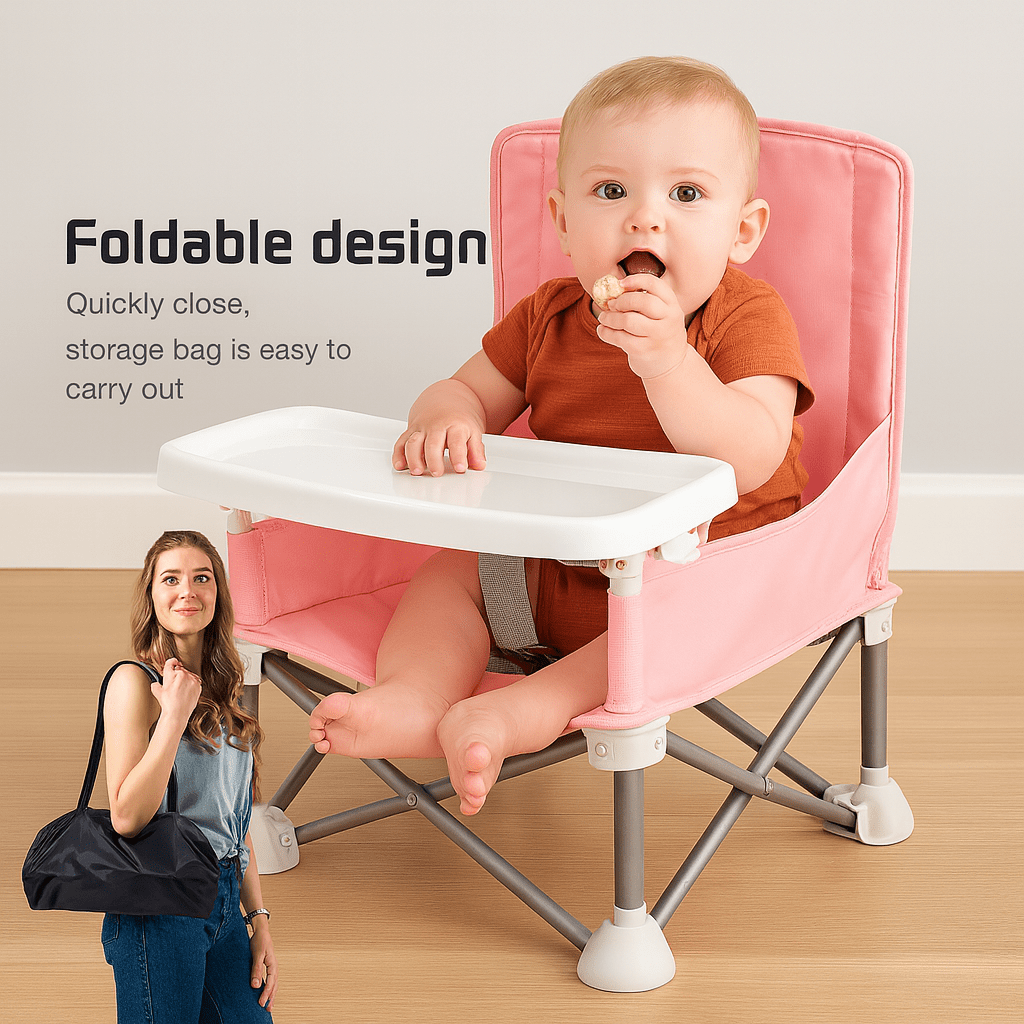 Lisslune | AnywhereSeat – Portable Folding High Chair for Babies & Toddlers