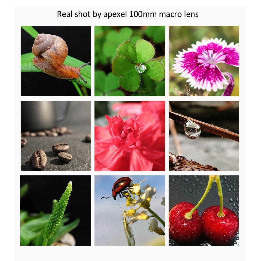 Lisslune | Transform Your Smartphone Photography with Apexel's Elegant Teacup Macro Lens - Unveil the Beauty of Macro Worlds