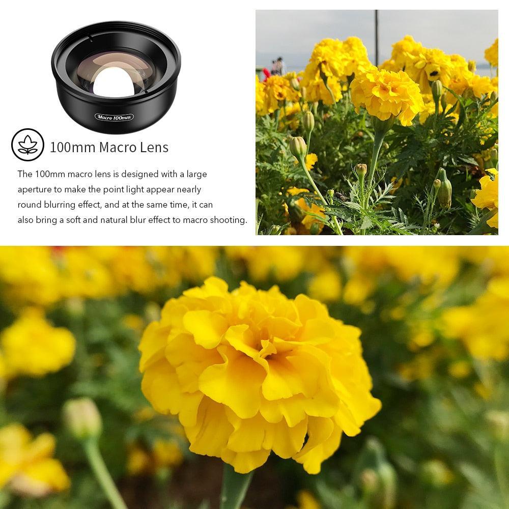 Lisslune | Transform Your Smartphone Photography with Apexel's Elegant Teacup Macro Lens - Unveil the Beauty of Macro Worlds