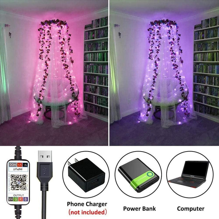 Lisslune | App Control String Lights for Christmas Tree Decoration