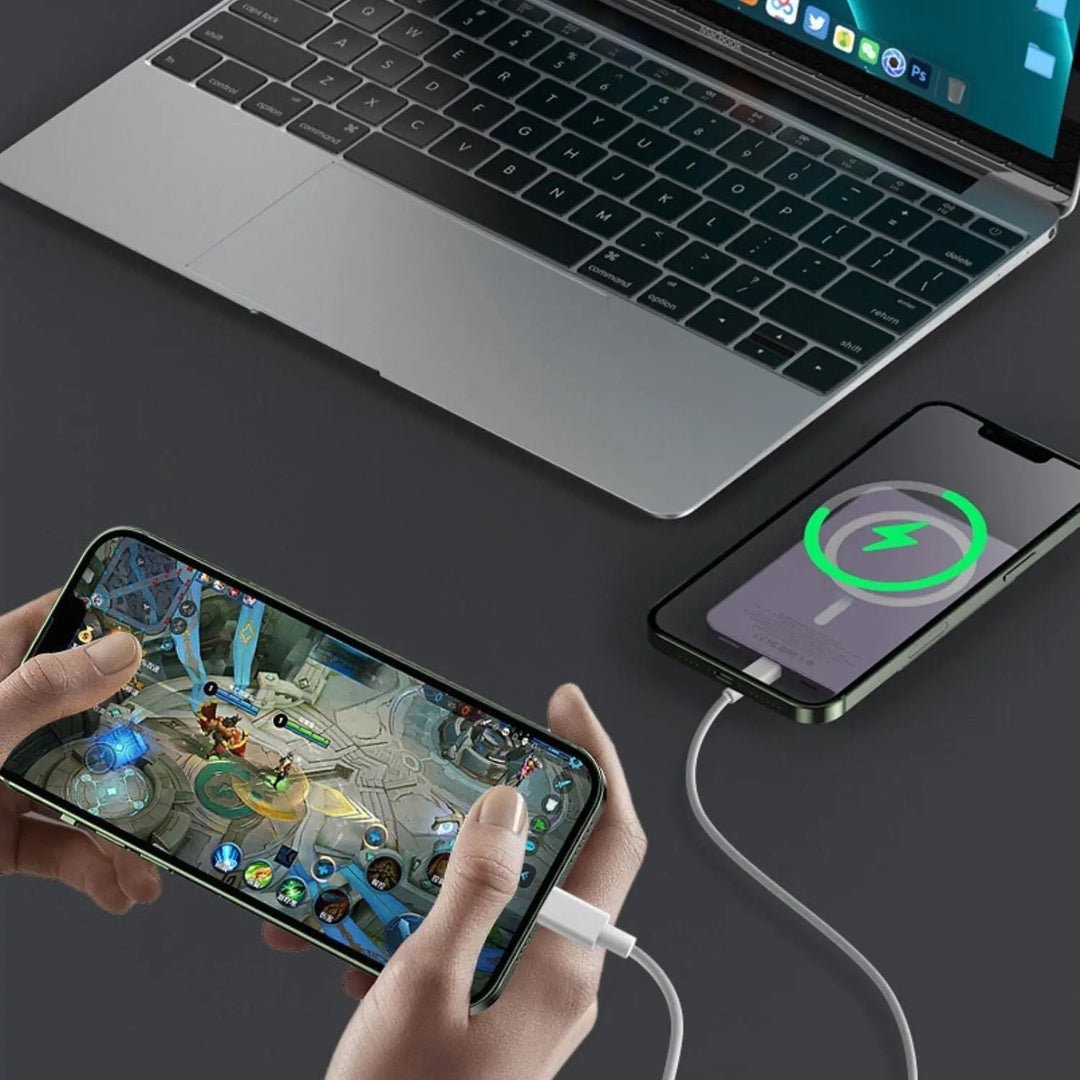 Lisslune | Sleek  Magnetic Fast Charging Power Bank – Wireless, High-Capacity Backup Battery for All Devices