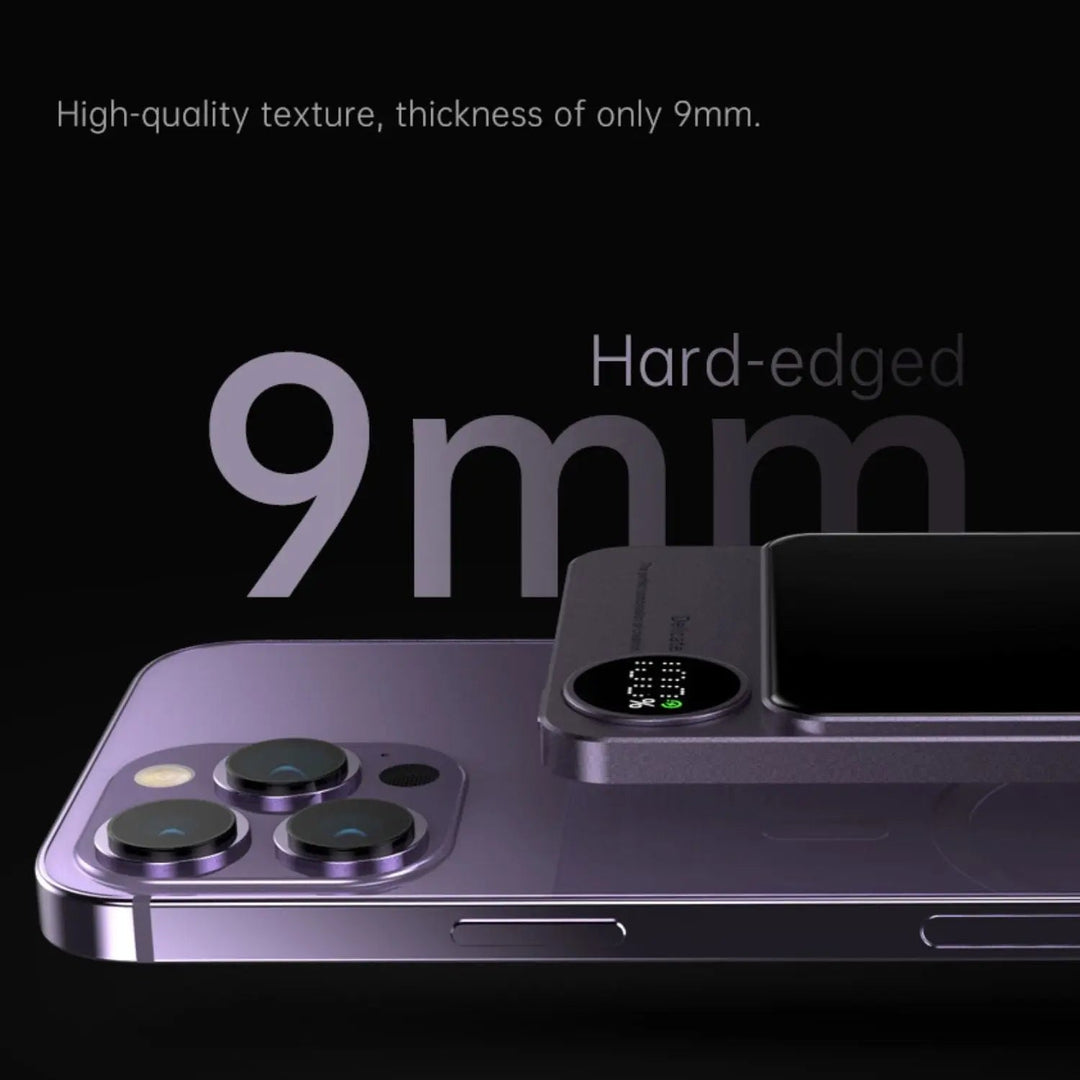 Lisslune | Sleek  Magnetic Fast Charging Power Bank – Wireless, High-Capacity Backup Battery for All Devices
