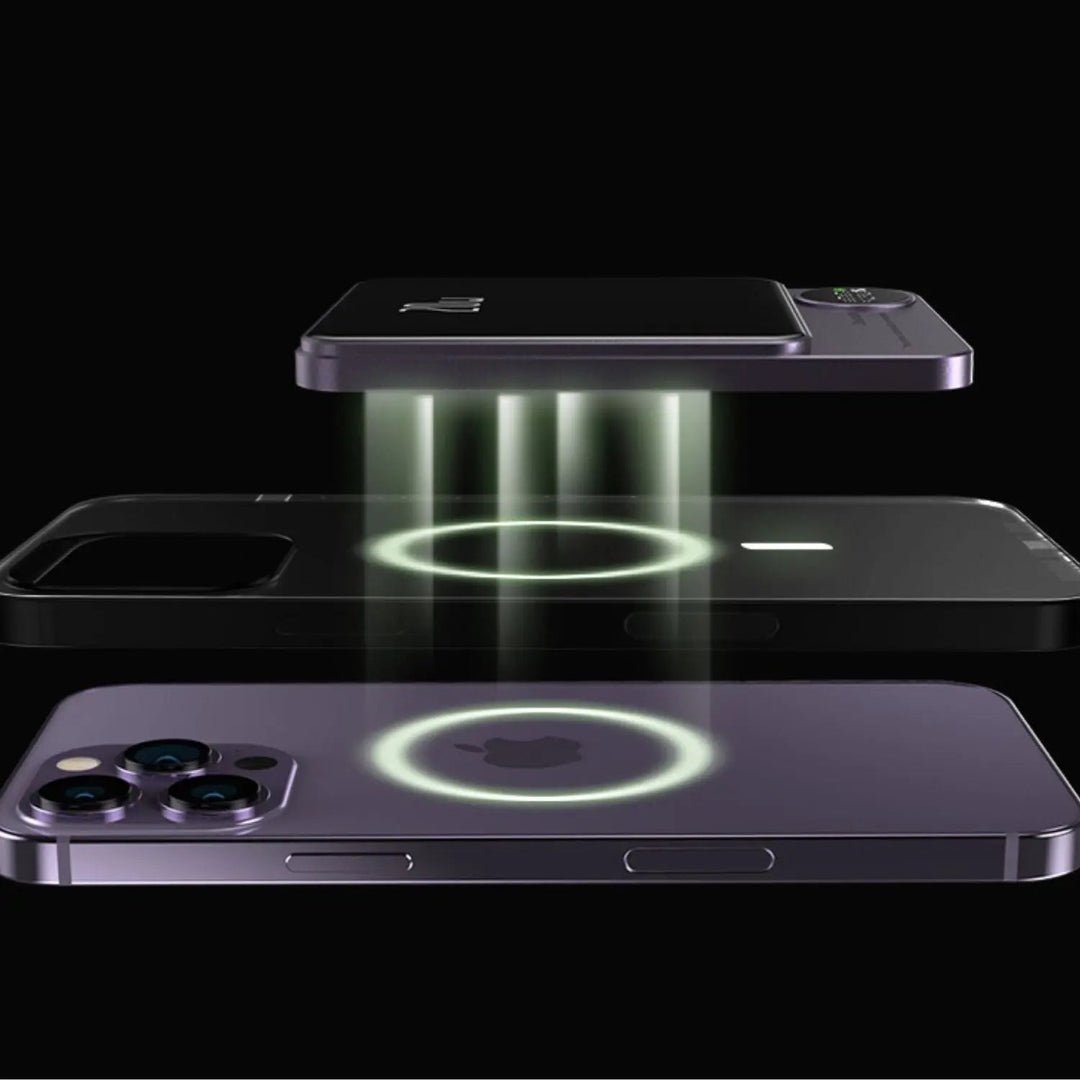 Lisslune | Sleek  Magnetic Fast Charging Power Bank – Wireless, High-Capacity Backup Battery for All Devices