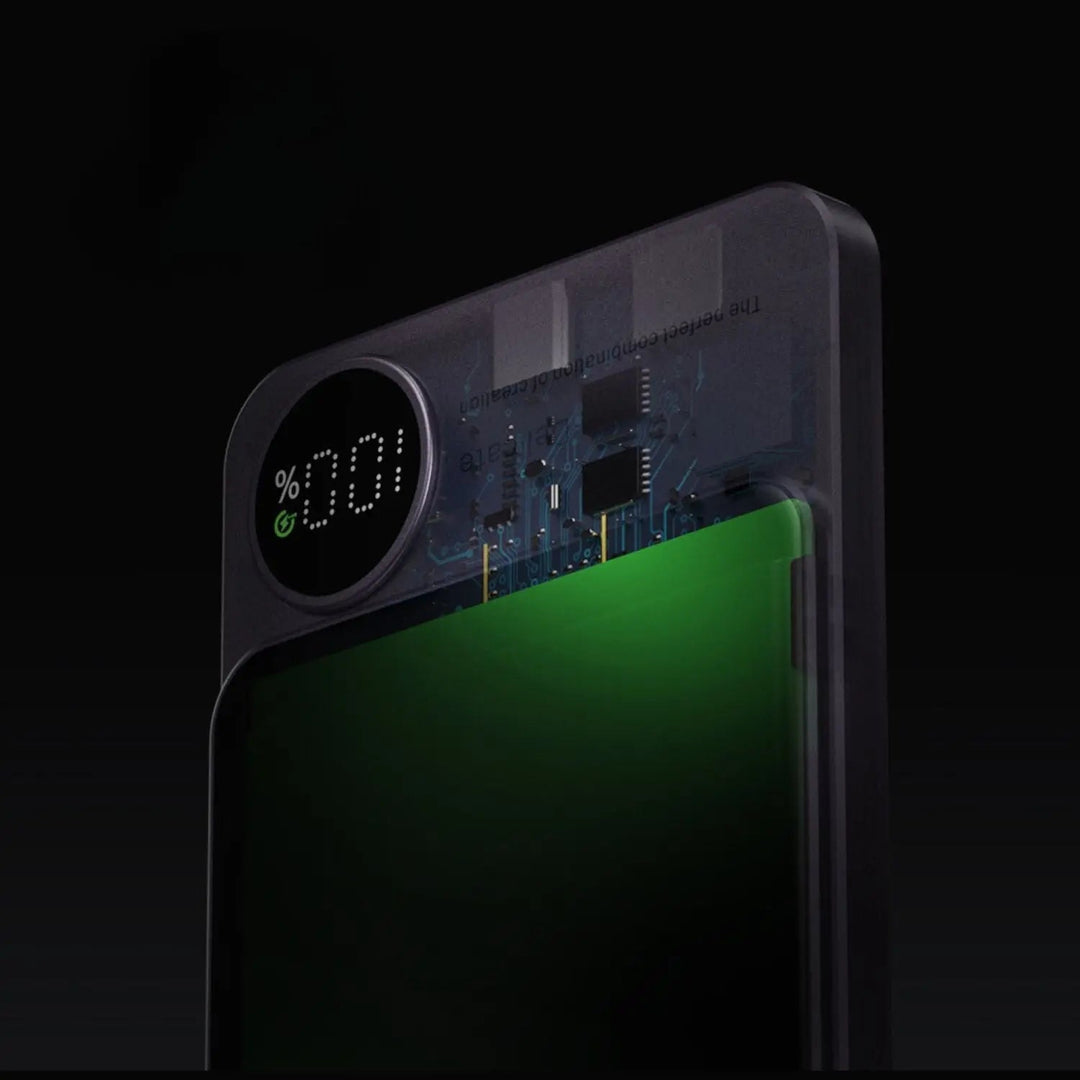 Lisslune | Sleek  Magnetic Fast Charging Power Bank – Wireless, High-Capacity Backup Battery for All Devices