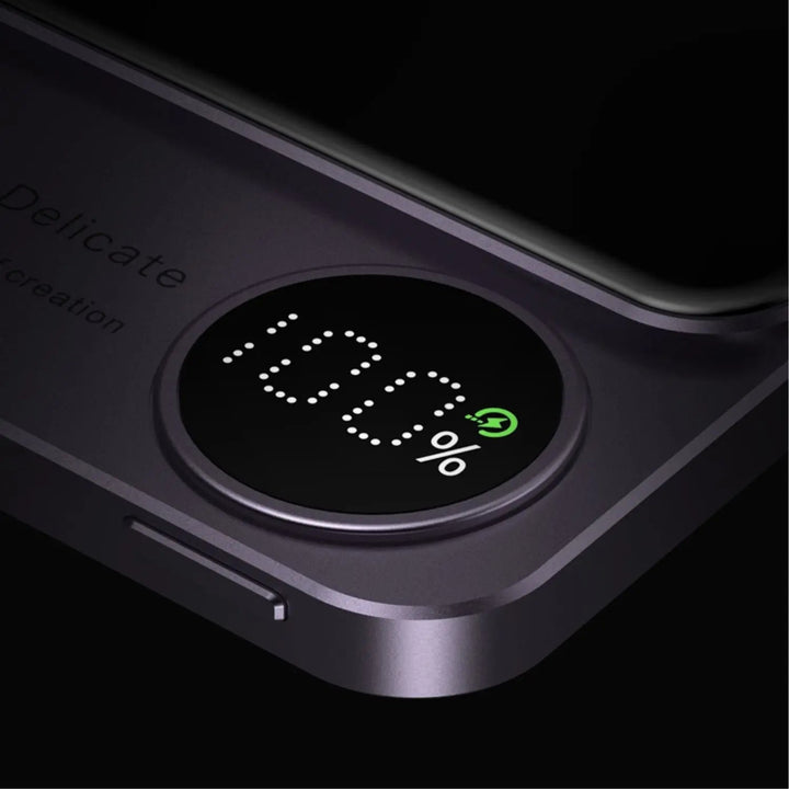 Lisslune | Sleek  Magnetic Fast Charging Power Bank – Wireless, High-Capacity Backup Battery for All Devices