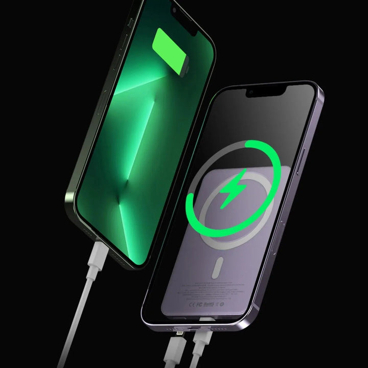 Lisslune | Sleek  Magnetic Fast Charging Power Bank – Wireless, High-Capacity Backup Battery for All Devices