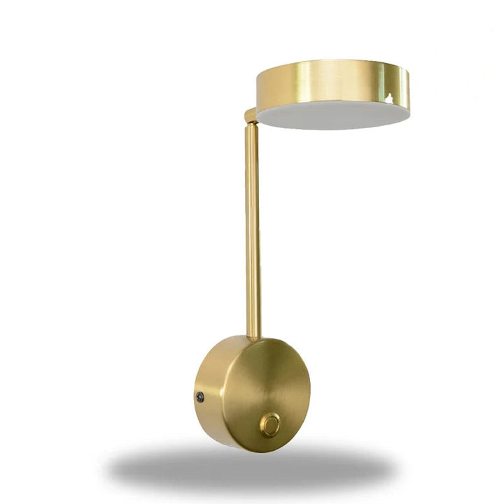 Lisslune | LumaFlex Guld LED Wall Light – Elegant design with 360° rotatable head