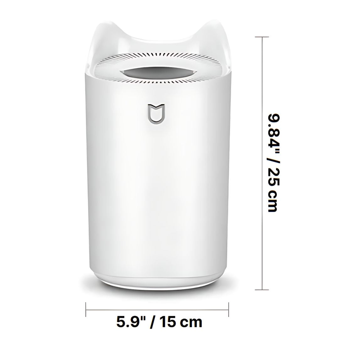 Lisslune | 3000ml Ultrasonic Humidifier with Mist Technology for Respiratory Relief & Comfortable Living Spaces