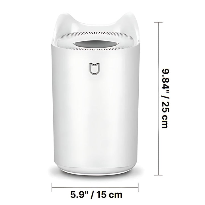 Lisslune | 3000ml Ultrasonic Humidifier with Mist Technology for Respiratory Relief & Comfortable Living Spaces