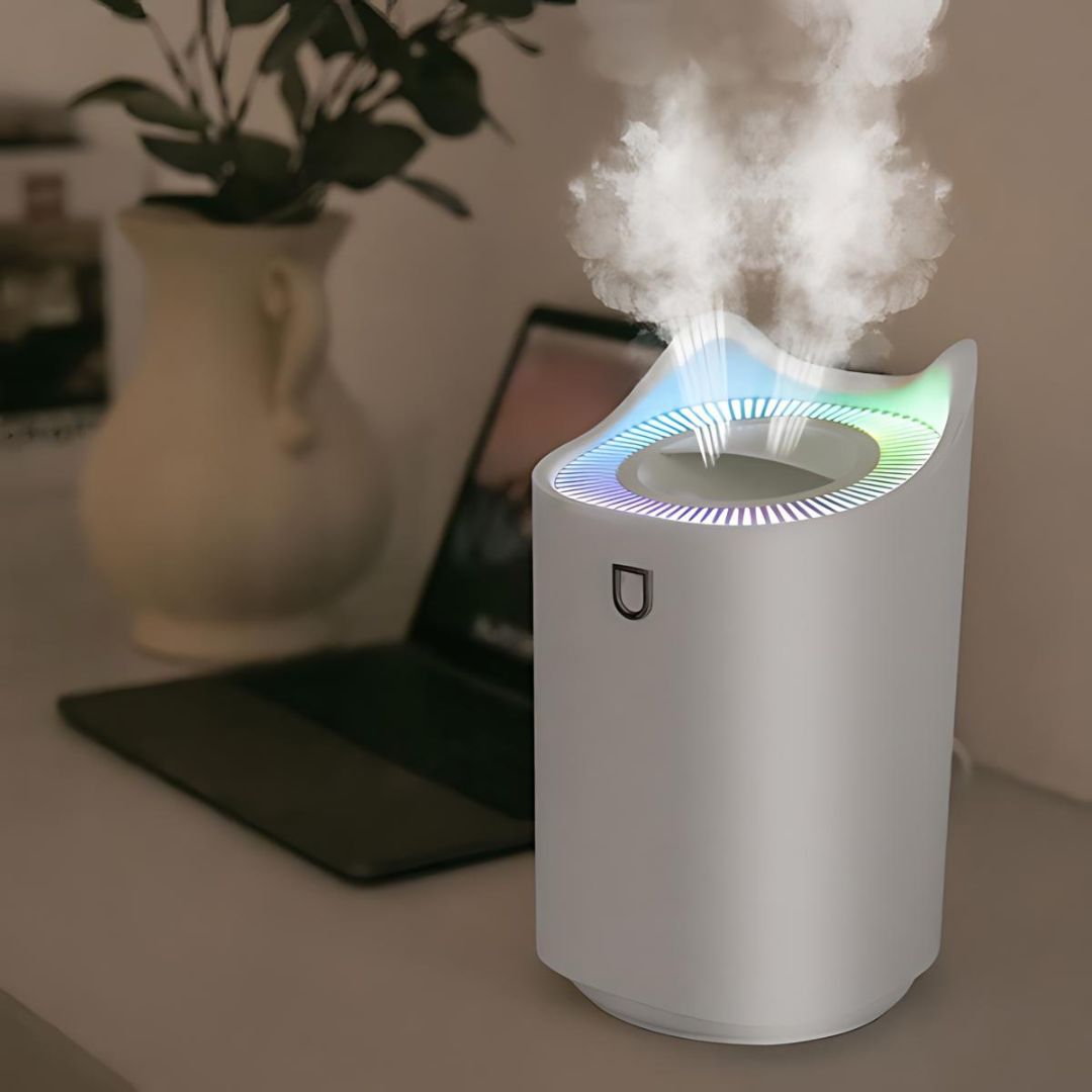 Lisslune | Home Humidifier 3000ml with Mist Technology for Respiratory Relief and Comfortable Living - Humidifier for Bedroom