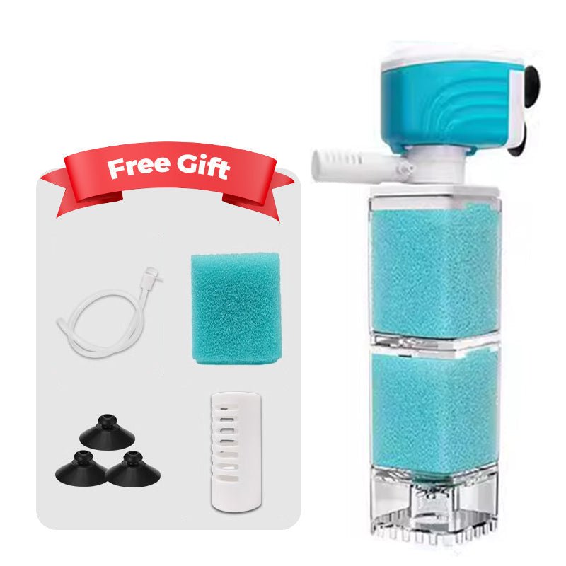 Lisslune | AQUAFLOW 5-IN-1 – Crystal-Clear Water & Automatic Cleaning for Aquariums