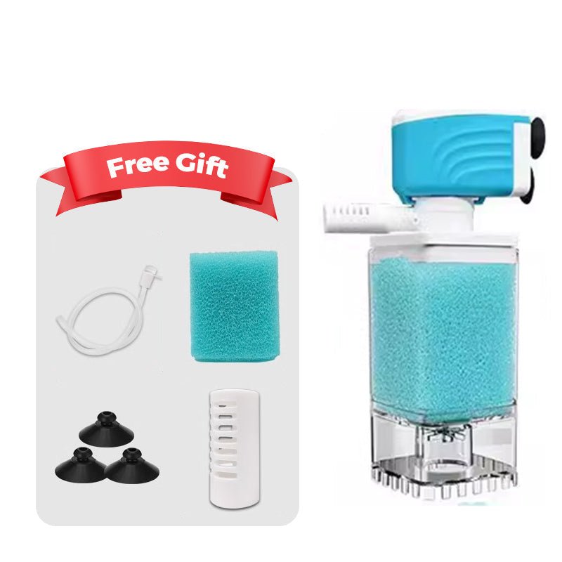 Lisslune | AQUAFLOW 5-IN-1 – Crystal-Clear Water & Automatic Cleaning for Aquariums