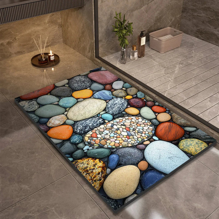 Lisslune | AQUASOFT BATH MAT – Diatomite Bath Mat for Safety & Comfort