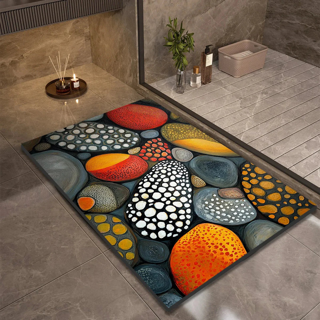 Lisslune | AQUASOFT BATH MAT – Diatomite Bath Mat for Safety & Comfort