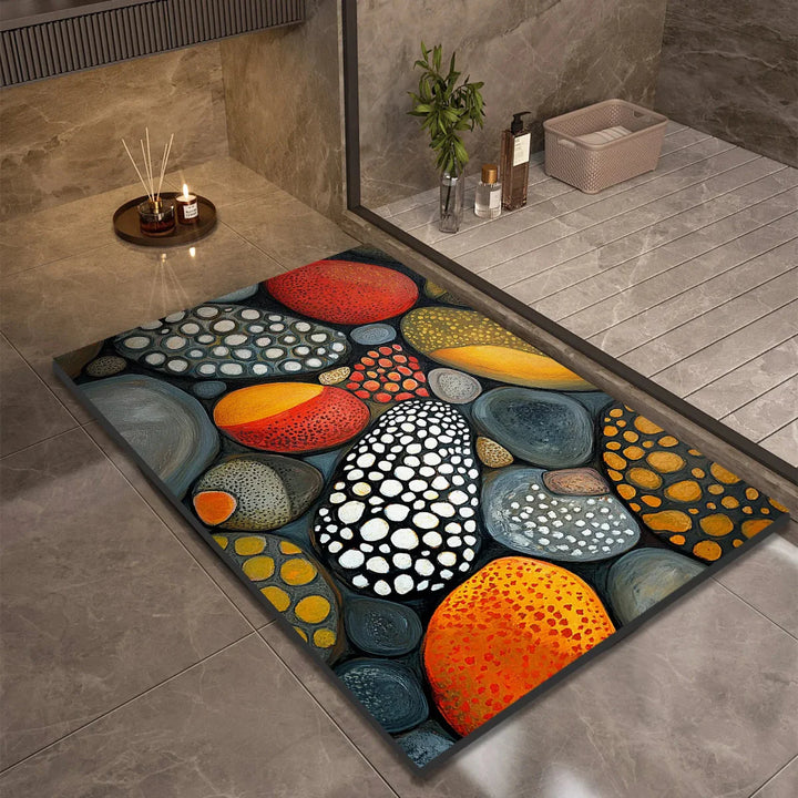 Lisslune | AQUASOFT BATH MAT – Diatomite Bath Mat for Safety & Comfort