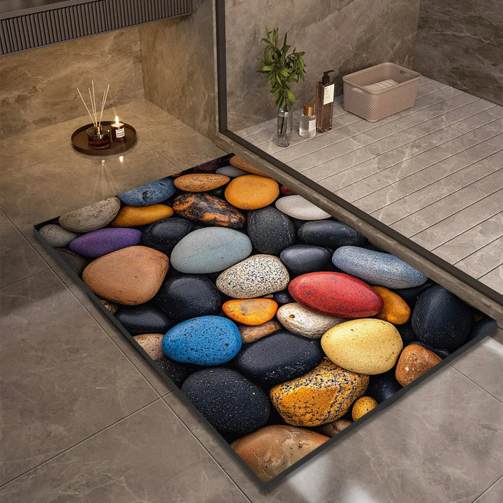 Lisslune | AQUASOFT BATH MAT – Diatomite Bath Mat for Safety & Comfort