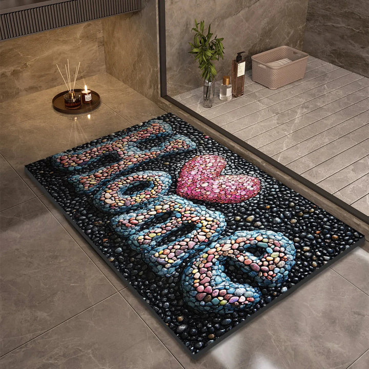 Lisslune | AQUASOFT BATH MAT – Diatomite Bath Mat for Safety & Comfort