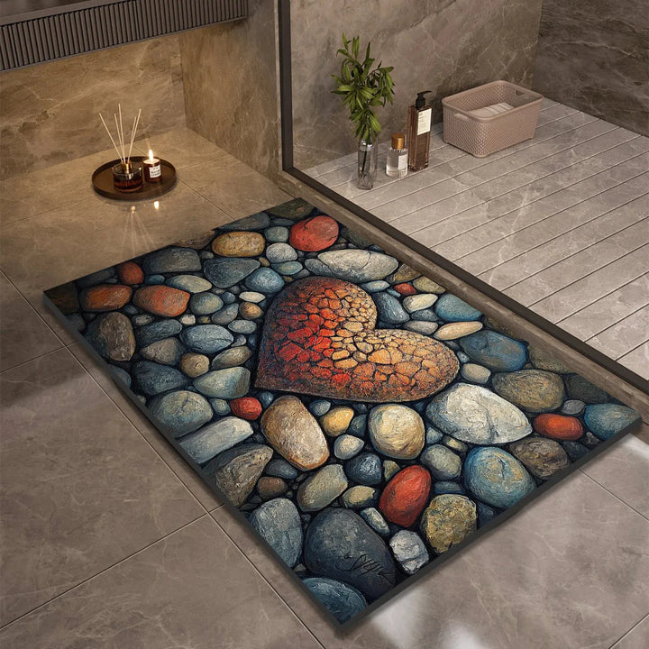Lisslune | AQUASOFT BATH MAT – Diatomite Bath Mat for Safety & Comfort