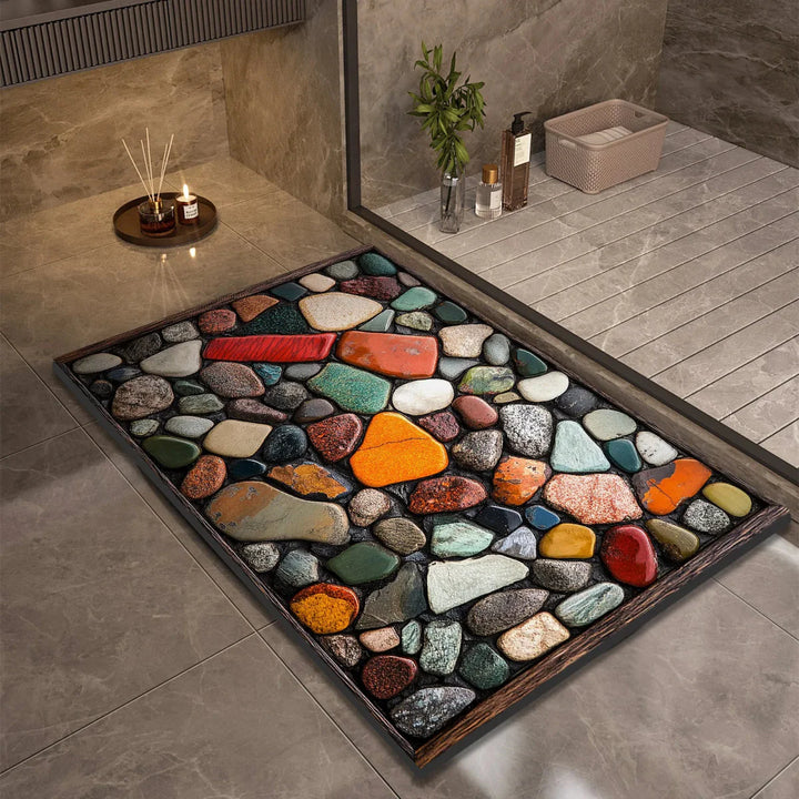 Lisslune | AQUASOFT BATH MAT – Diatomite Bath Mat for Safety & Comfort