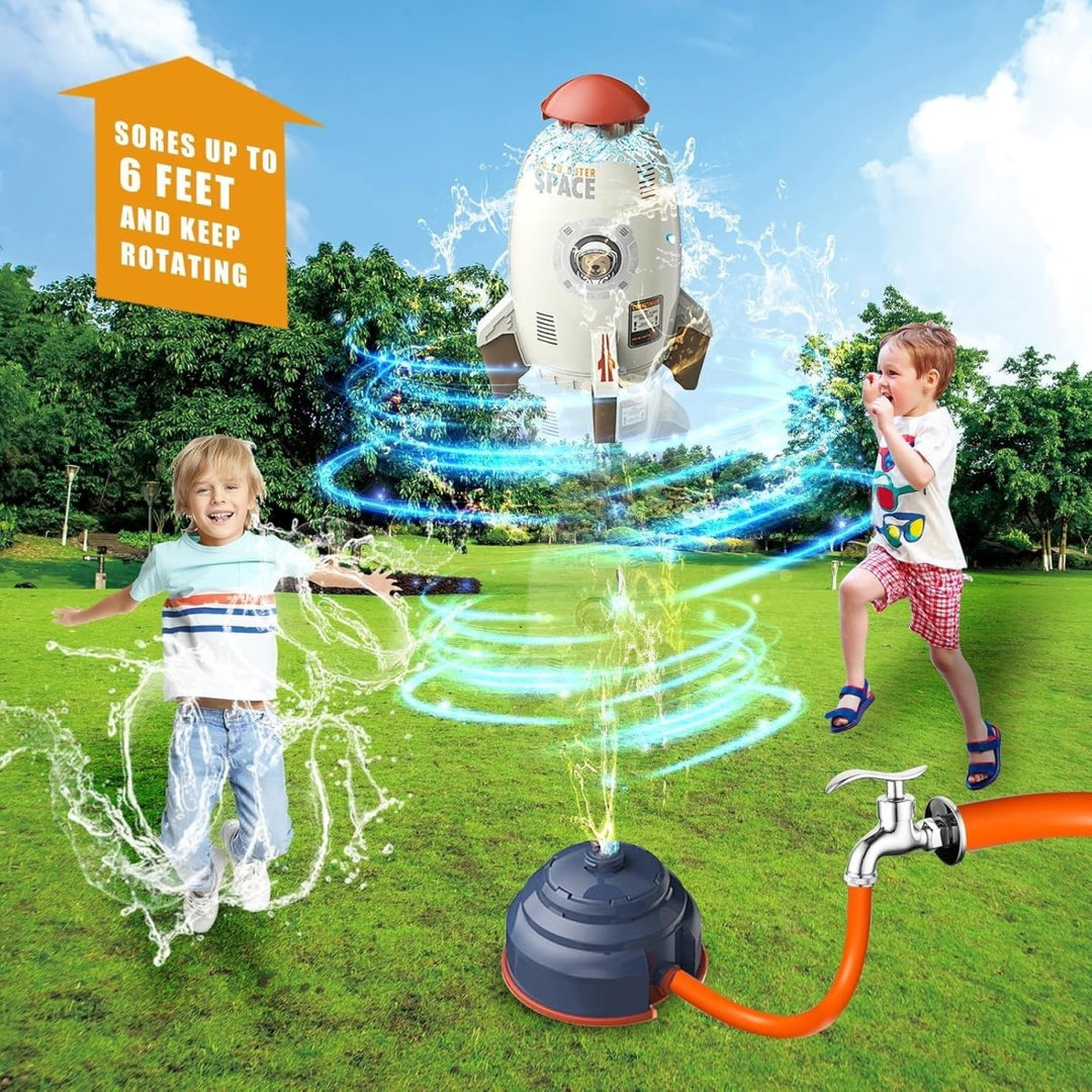 Lisslune | AQUASPIN – 360° Rotating Water Sprinkler Toy for Kids