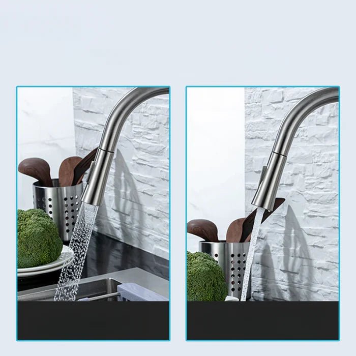 Lisslune | AQUATOUCH – Smart Sensor Kitchen Faucet with Pull-Out Design