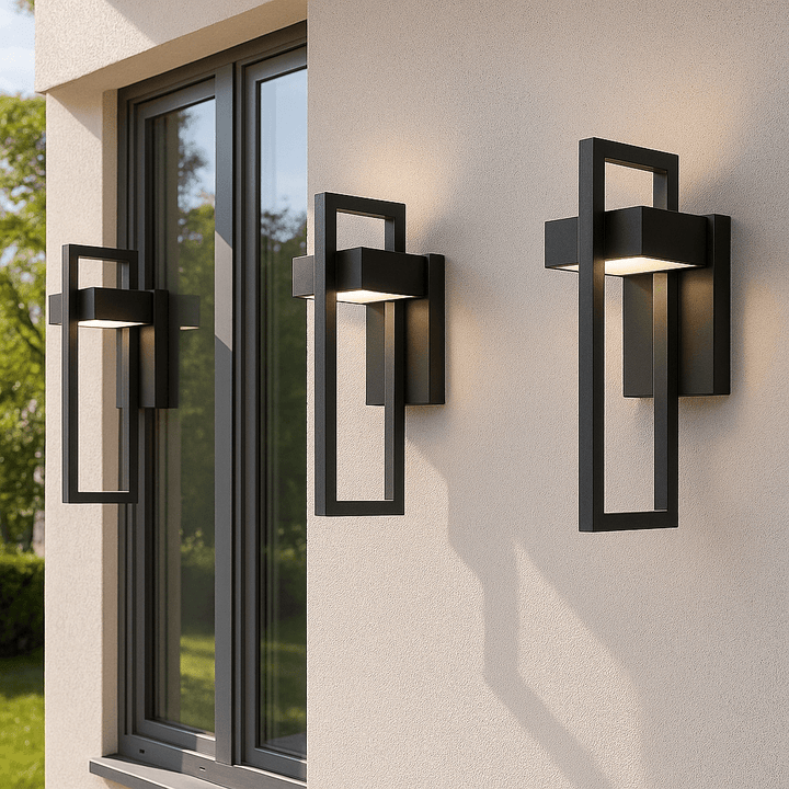 Lisslune | ARCORA – Modern Outdoor Wall Lamp with LED & Weather Protection