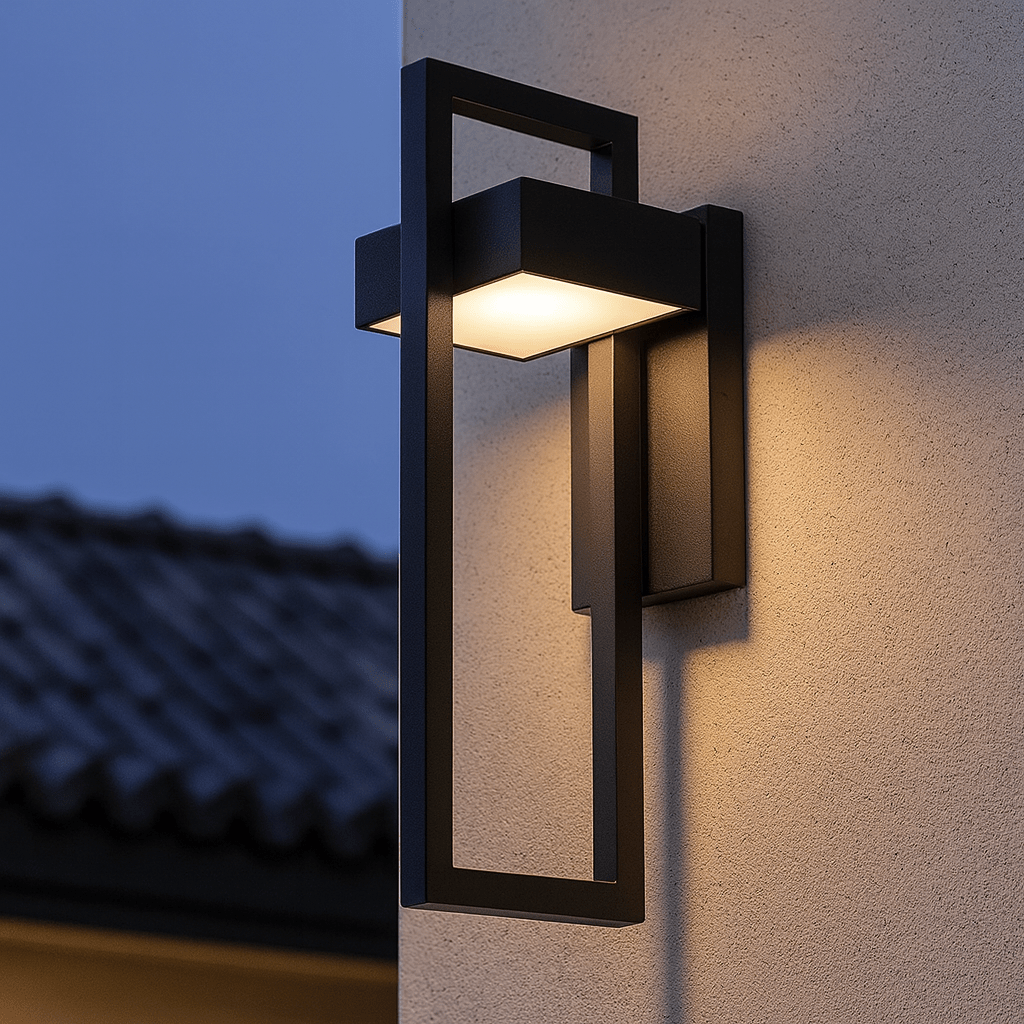 Lisslune | ARCORA – Modern Outdoor Wall Lamp with LED & Weather Protection