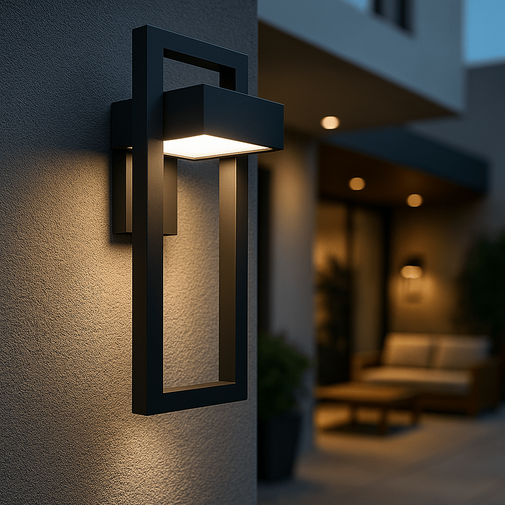 Lisslune | ARCORA – Modern Outdoor Wall Lamp with LED & Weather Protection