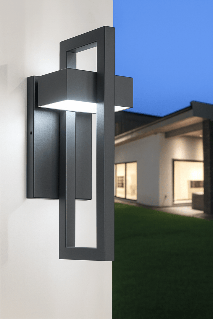 Lisslune | ARCORA – Modern Outdoor Wall Lamp with LED & Weather Protection